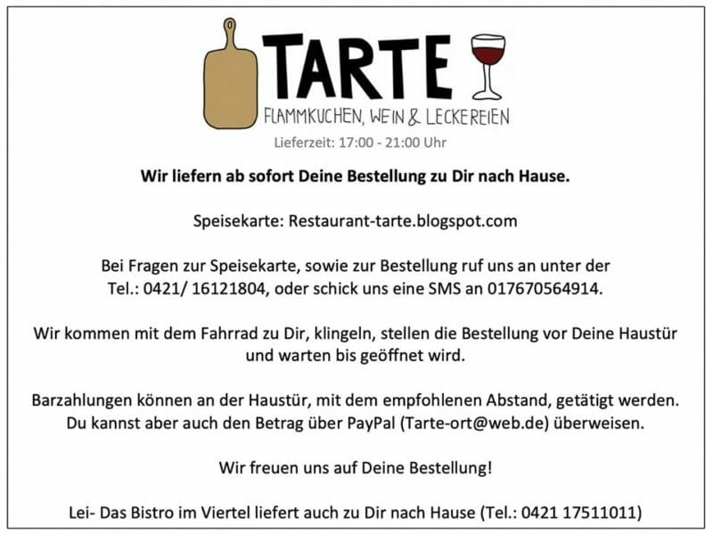 Tarte - Flammkuchen, Wein und Leckereien: Steintor