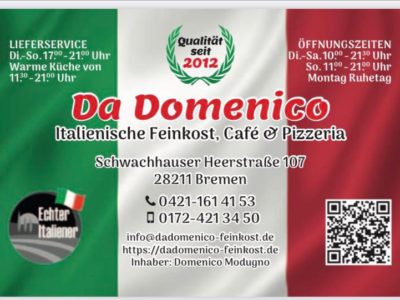 Da Domenico italienische FEINKOST-Pizzeria